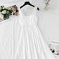 New French first love retro gentle suspender dress  4132