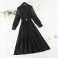 Robe en dentelle cousue style doux jupe à fond mince tempérament femme 4094