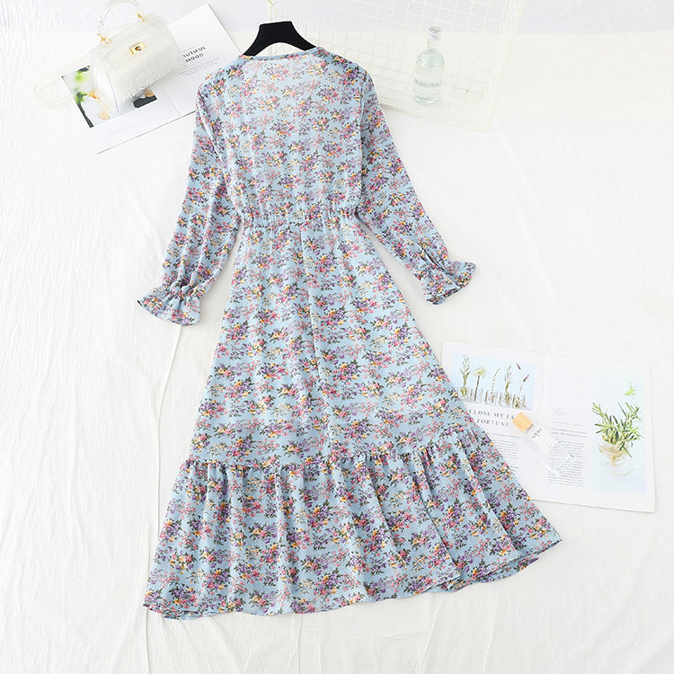 Jupe longue plissée fine à lacets, tempérament doux et coupe vent 3867