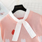 Schmales süßes Liebesstrickkleid für Kinder 3864