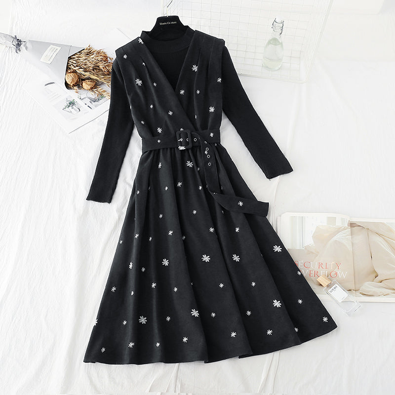 Ensemble de mode de Noël jupe deux pièces 4064