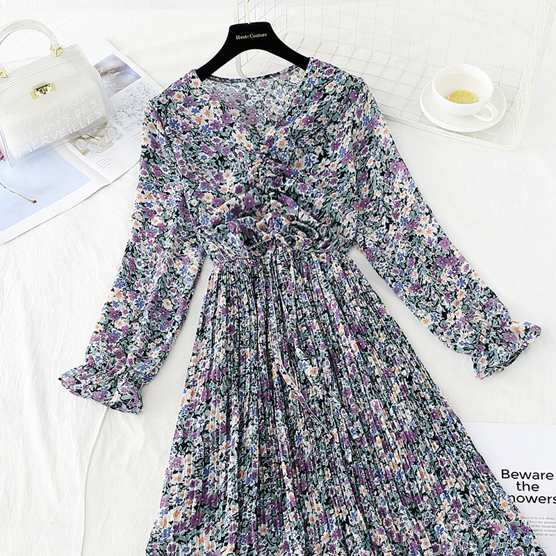 Jupe plissée en mousseline fine avec lacets à la taille 3874