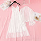 Robe cardigan en dentelle style déesse du tempérament 3827