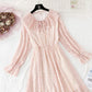 Robe rétro française jupe douce Platycodon 3818
