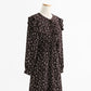 Robe fleurie vintage, jupe fine, parfumée et de longueur moyenne 3740