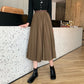 Jupe ample, jupe longue plissée tendance, jupe trapèze taille haute, VENTE PAS CHER 3674