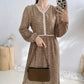 Robe fleurie à lacets avec ceinture tempérament et jupe inférieure à l'intérieur 4072
