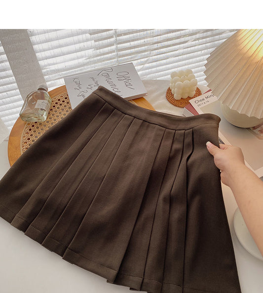 Korean version of high waist and small man, fashionable, thin, hip covering skirt  5447