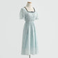 Robe Kikyo First Love à col carré et design de niche 4292