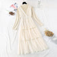 Robe japonaise coupe-vent douce avec maille 3989