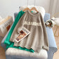 Pull ample haut de gamme bleu Klein 5223