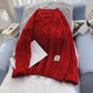 Pull torsadé, style étranger, longueur moyenne 5062