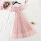 Robe de fée en gaze, jupe minoritaire Platycodon, petite jupe longue 4351
