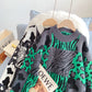 Haut de rue à motif léopard tendance de style étranger 5093