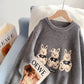 Pull mignon de dessin animé japonais pull paresseux 5146