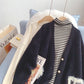 Manteau pull en imitation vison doux et ciré pour femme 5202