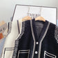 Gilet tricoté en imitation vison pour femme 5173