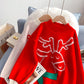 Pull de Noël en forme d'élan, nouveau pull à fond haut 5233