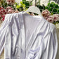 Robe en satin de soie à taille ajustée 3784