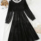 Robe en velours taille haute avec manteau 4785