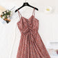 Robe à bretelles à fleurs cassées, super xiansen style français, taille fine 4111