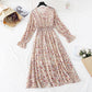 Robe fleurie rétro française taille super fée 4030