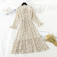 New French Vintage chiffon skirt with thin Ruffle at waist  4698
