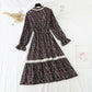 Robe fleurie polyvalente et slim 4563