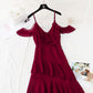 Nouvelle robe de vacances sexy à épaules dénudées Xianqi super xiansen série 4502