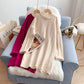 Pull col en dentelle de chanvre Design sense 4949