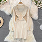 Robe sexy à manches longues, col carré, tricotée, sac, bas de hanche, 3781