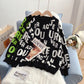 Pull à lettres style étranger 4989