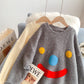 Pull ample à visage souriant Pull ample à visage souriant 4948
