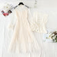 Robe avec dentelle à l'intérieur, tempérament féminin 4404
