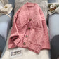 Cardigan pull torsadé manteau pull mi-long 5100