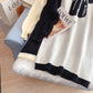 Pull long de style universitaire et robe en tricot de style étranger 5164