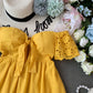 Robe unie à épaules dénudées et dos nu brodée, sans bretelles, taille haute, 3726