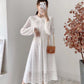 Jupe genou à manches longues déesse de tempérament haut et mince 3870