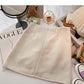 Versatile fashion retro irregular pleated high waist skirt  5577