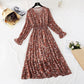 Robe fleurie rétro française taille super fée 4030