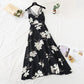 Robe en mousseline de soie à fleurs cassées pour femme, jupe premier amour française rétro super fée 4108