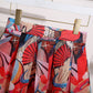 New skirt, silver print beauty, high waist long A-line skirt  3689