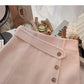 New Korean slim high waist light proof A-shaped skirt  5385