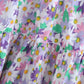Jupe fleurie petite et fraîche, jupe trapèze épissée, jupe taille haute, jupe parapluie 3574 