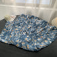 Style peinture à l'huile, jupe bleue, printemps/été, nouveau style, jupe trapèze slim 3564 