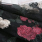 Jupe fée midi en maille brodée de grandes fleurs, élégante et douce 3632