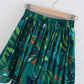 Printemps et été, jupe trapèze, petite jupe fleurie taille haute 3585