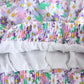Jupe fleurie petite et fraîche, jupe trapèze épissée, jupe taille haute, jupe parapluie 3574 
