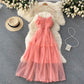 Cute A Line Tulle Short Dress Fashion Dress  10777